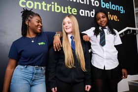 YMCA Youth worker with children. 
