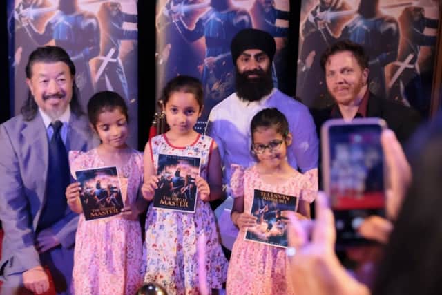 The Ninth Master cast meet young fans following the Slough premiere.