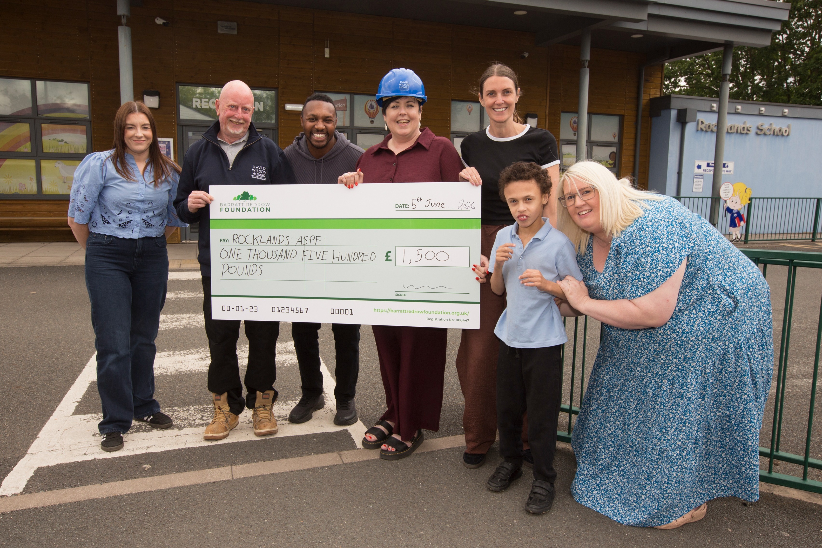 £1,500 donation to boost Forest School at Lichfield special school