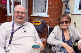 Patrick McGahan (left) and his wife Sadie McGahan.