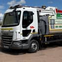Cannock Chase Council's food waste collection wagon.