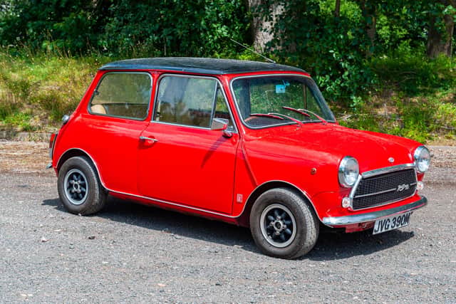 The 1974 Innocenti Mini Cooper was made under licence in Italy and exported to the UK in 1980.