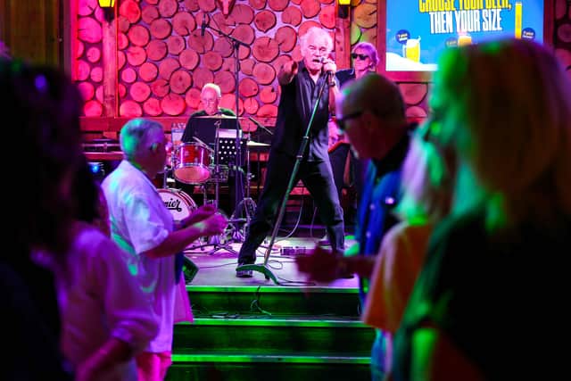 Honeyboy Hickling Blues Band at trial Henry's night at Barbara's on 4 August