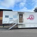 Mobile breast screening unit at Morrisons Bescot, Wallows Lane.