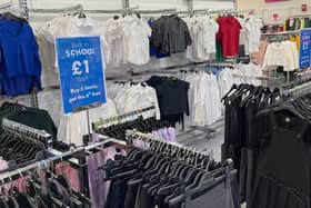 New £1 uniform sale at Cannock Newlife