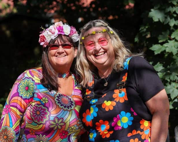 Flower power! Pelsall Hall’s ‘60s-themed summer party 
