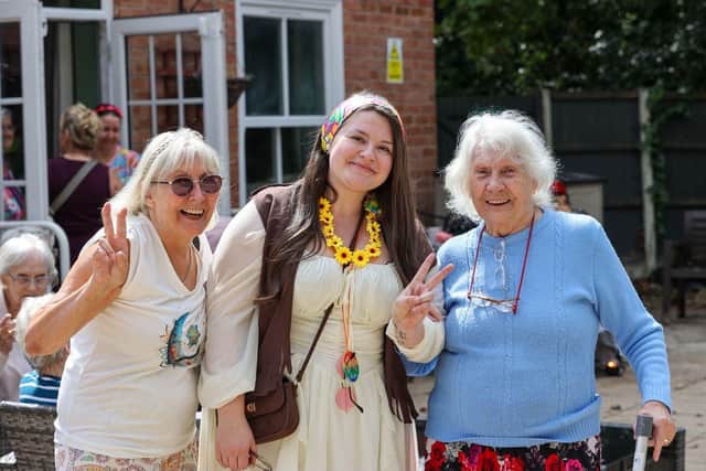 Residents, staff, family and visitors enjoyed the summer party 