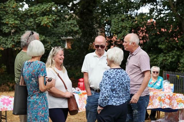 Residents, staff, family and visitors enjoyed the summer party