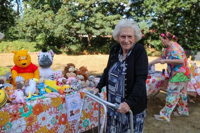 Teddy Tombola at Pelsall Hall’s summer party 