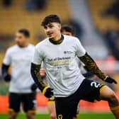 Players wore special warm-up t-shirts before the Premier League fixture with Newcastle to promote the campaign, as sported here by Rodrigo Gomes. 