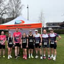 Ready to run - the Davisons Law team pictured at last year's Stafford 10k event in Staffordshire