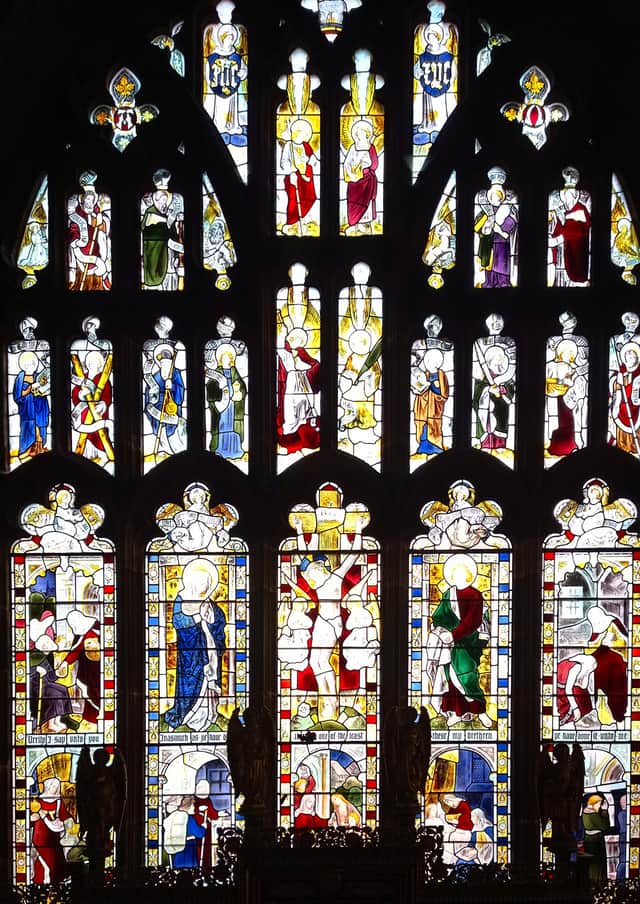 St Matthew's stained glass window