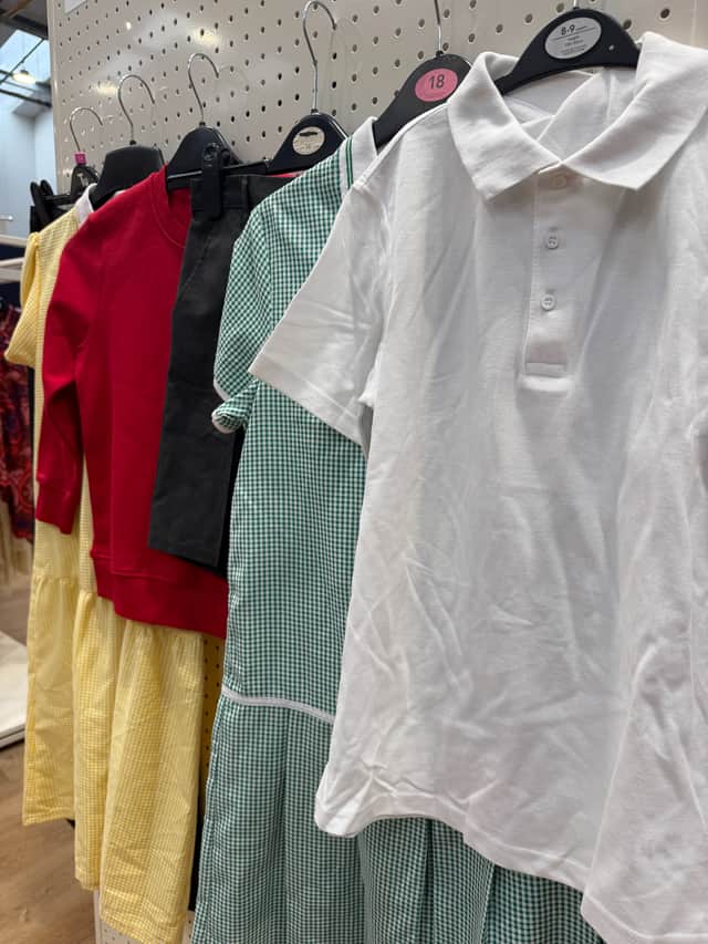 Up to 20 items of free school uniform are available per person while stocks last
