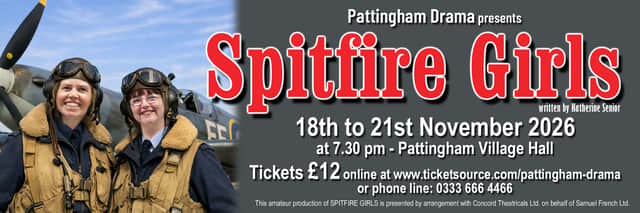 Pattingham Drama November performance of 'Spitfire Girls'.