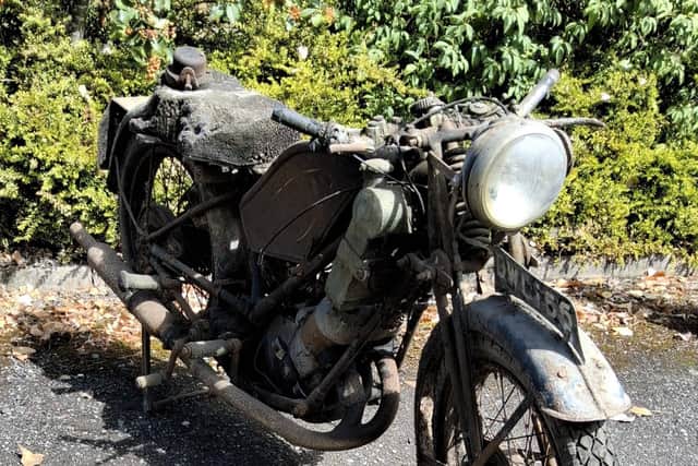 Barn-find historic motorbikes, engines and retro cars exceed £11,700 in ...