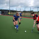 Action from the ladies 2nd XI Match.