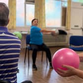 Chair-based exercise class by PAL Charity at All Saints Church Hall, Bloxwich.