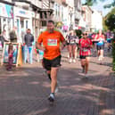 Runners through the streets of Stafford