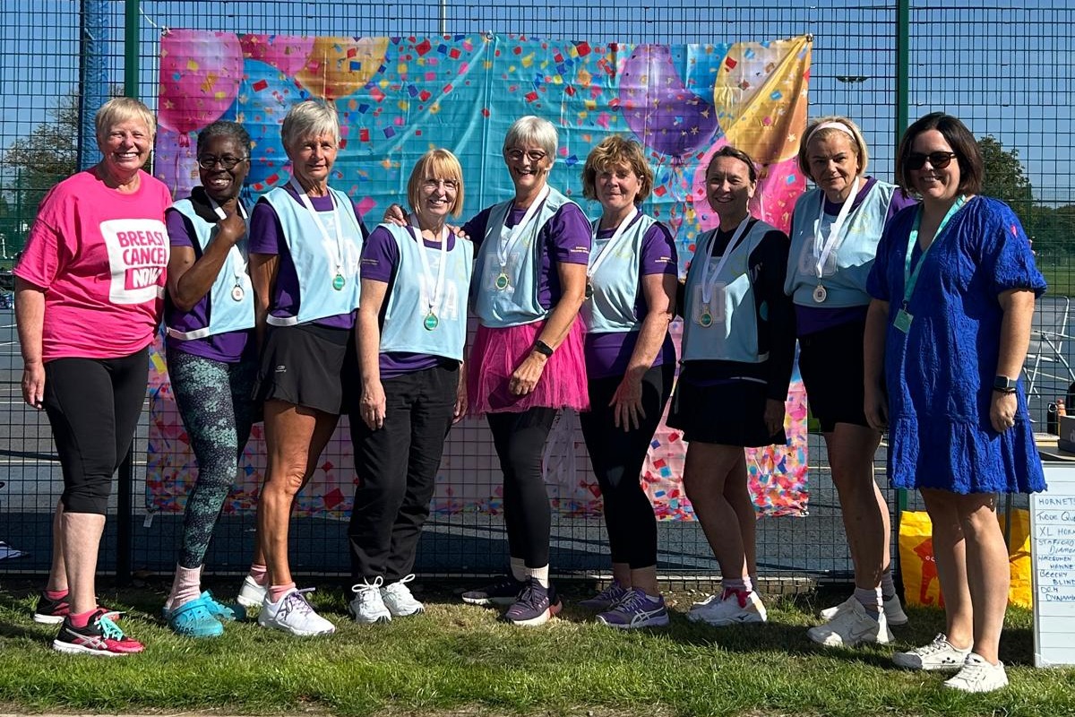 Stafford Diamonds crowned champions at charity walking netball tournament