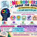 Halesowen Library is the venue for a monthly neurodiversity group for adults
