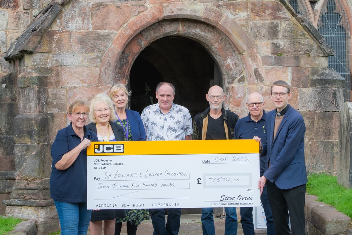 JCB pledges £7,500 to historic village church restoration appeal