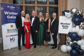 Corporate partner, Blue Diamond Recruitment attend our 2025 Winter Gala