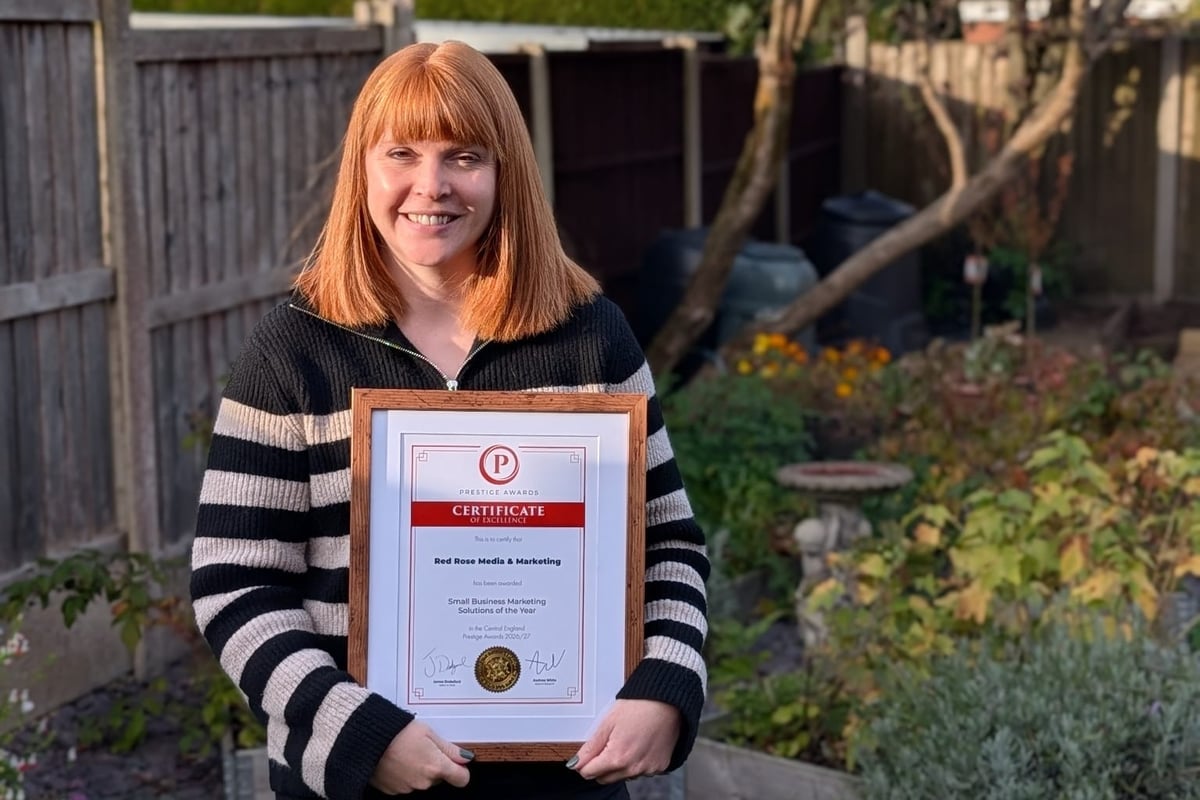 Cannock Chase marketing business wins Central England Prestige Award