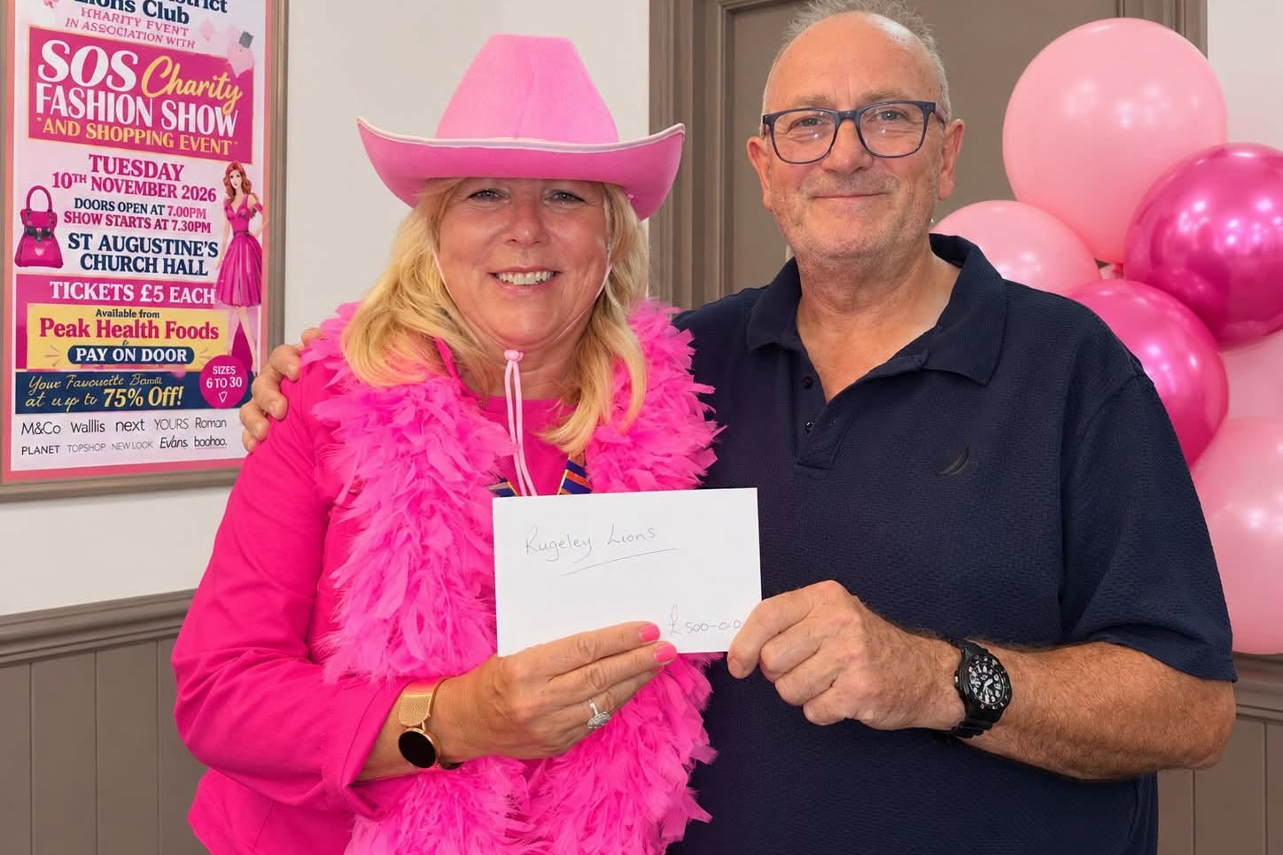 Rugeley women raise £740 for breast cancer charities at pink-themed event