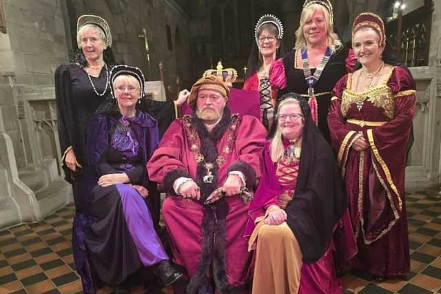 Henry VIII with his Six Wives