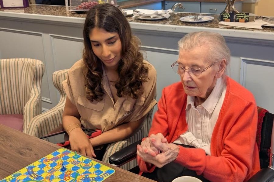 Wolverhampton care home residents enjoy board games with local community
