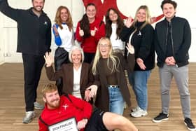 The JC Academy team. Back row, left to right: Jack Craven, Hayley Bartlett, Freya Smith, Daisy Mountford, Ashleigh Ward and Tom Bennett. Front: Sam Craven and Jaime Craven, with JC Academy's Employee of the Year 2026, Ewan Stevens, holding the award.