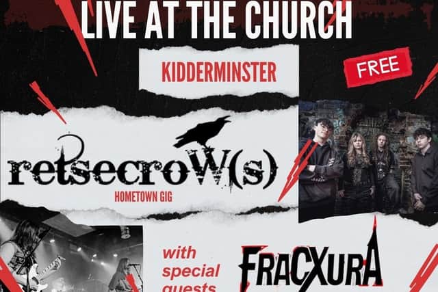 Flyer for the homecoming gig.