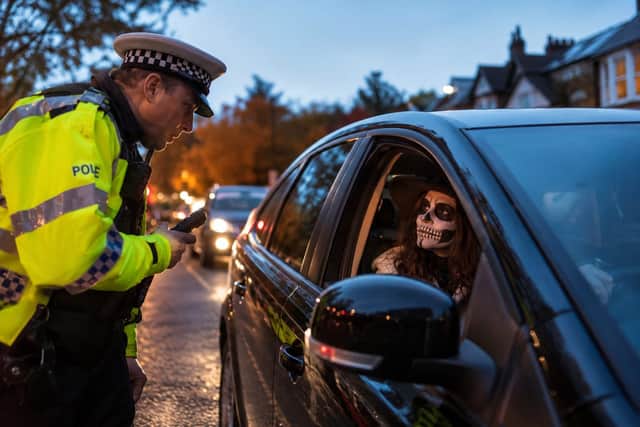 Halloween falls on a Saturday this year. Police can seize a car driven without insurance at the roadside, so the owner loses the vehicle as well as the driver getting six points. Picture: Temp Insurance UK.