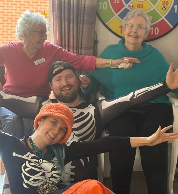 Delightful Duo from BFD Entertainments at The Spires Care Home in Lichfield