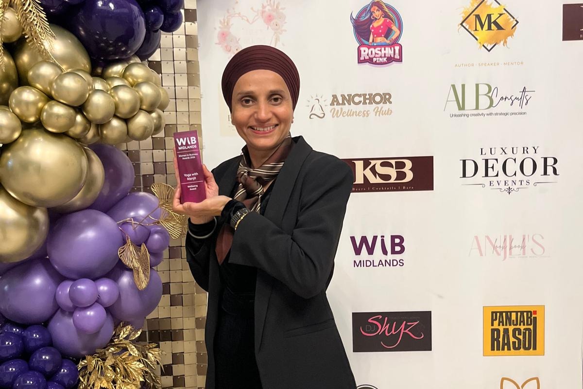 Walsall wellbeing studio founder wins Women in Business Midlands Award