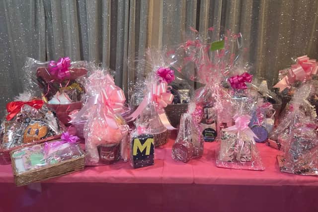 Some of the amazing prizes donated by local businesses