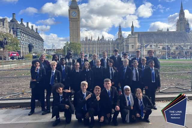 Pupils and staff from The Link Academy, Netherton.