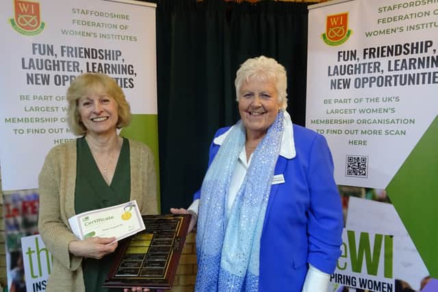 President of Acton Trussell WI - Freda Houldcroft Trophy for greatest percentage increase in membership