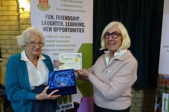 Bishop's Wood WI - Kath Beardmore Rose Bowl for Skittles