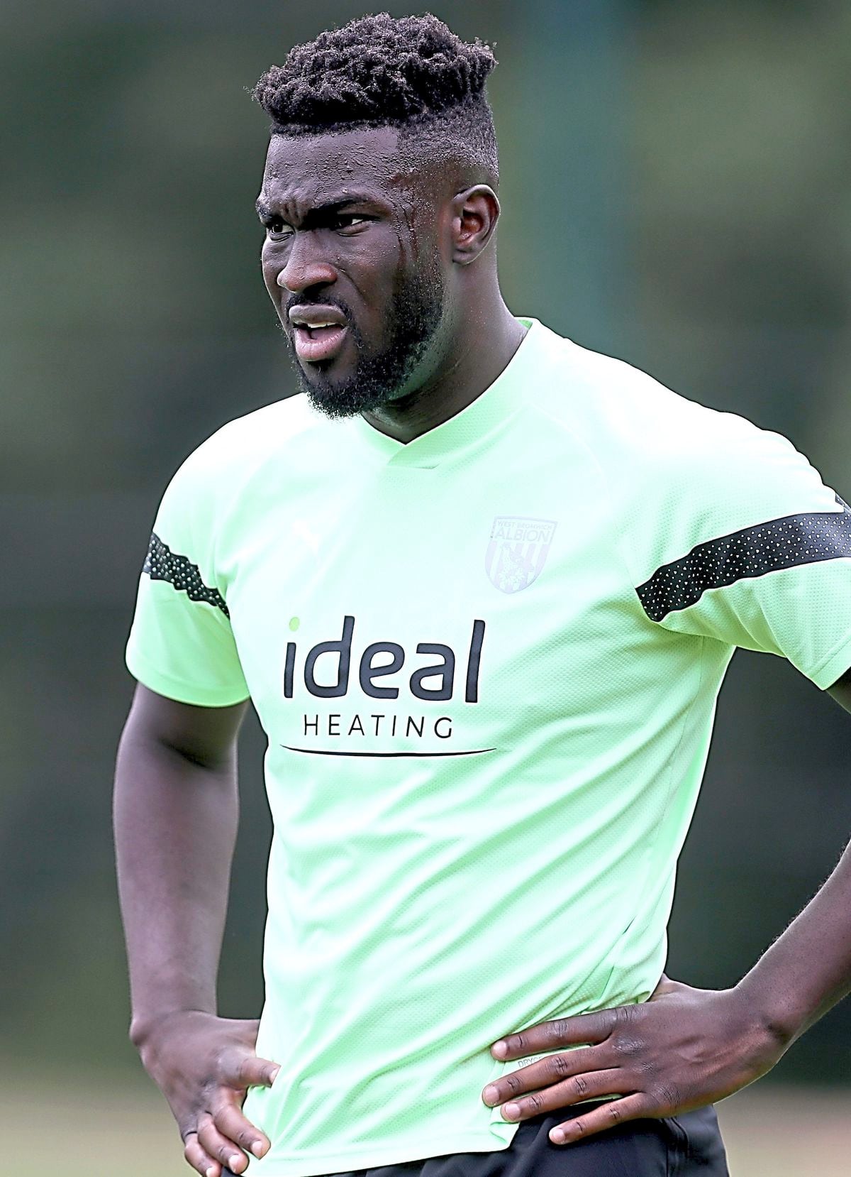 WALSALL, ENGLAND - JUNE 24: Daryl Dike of West Bromwich Albion at West Bromwich Albion Training Ground on June 24, 2022 in Walsall, England. (Photo by Adam Fradgley/West Bromwich Albion FC via Getty Images).