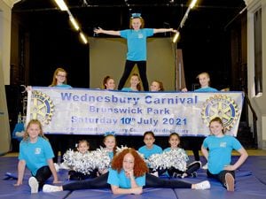 SANDWELL COPYRIGHT MNA MEDIA TIM THURSFIELD 01/07/21 .Members of Kickstarts Dance Group, Wednesbury, look forward to performing at Wednesbury Carnival on 10th July..