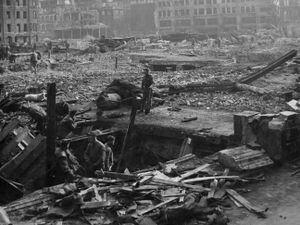St Paul’s Cathedral during the Blitz