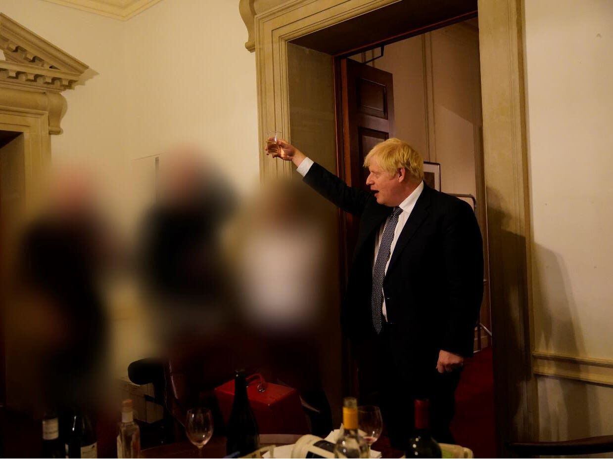 No 10 leaving-do ‘was not a party’, Boris Johnson says