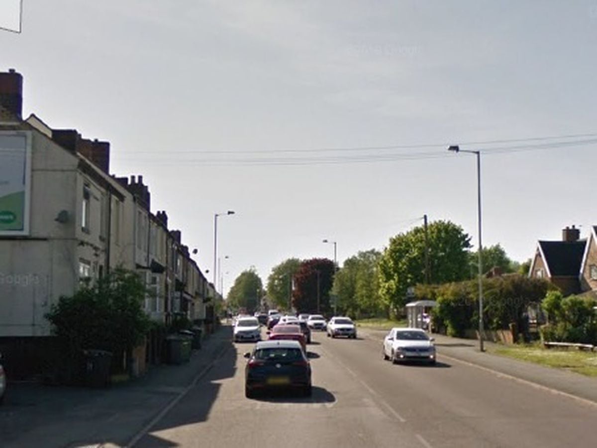 Homes located near the Rose Garden Banqueting Suite on Parkfield Road, Wolverhampton. Photo: Google