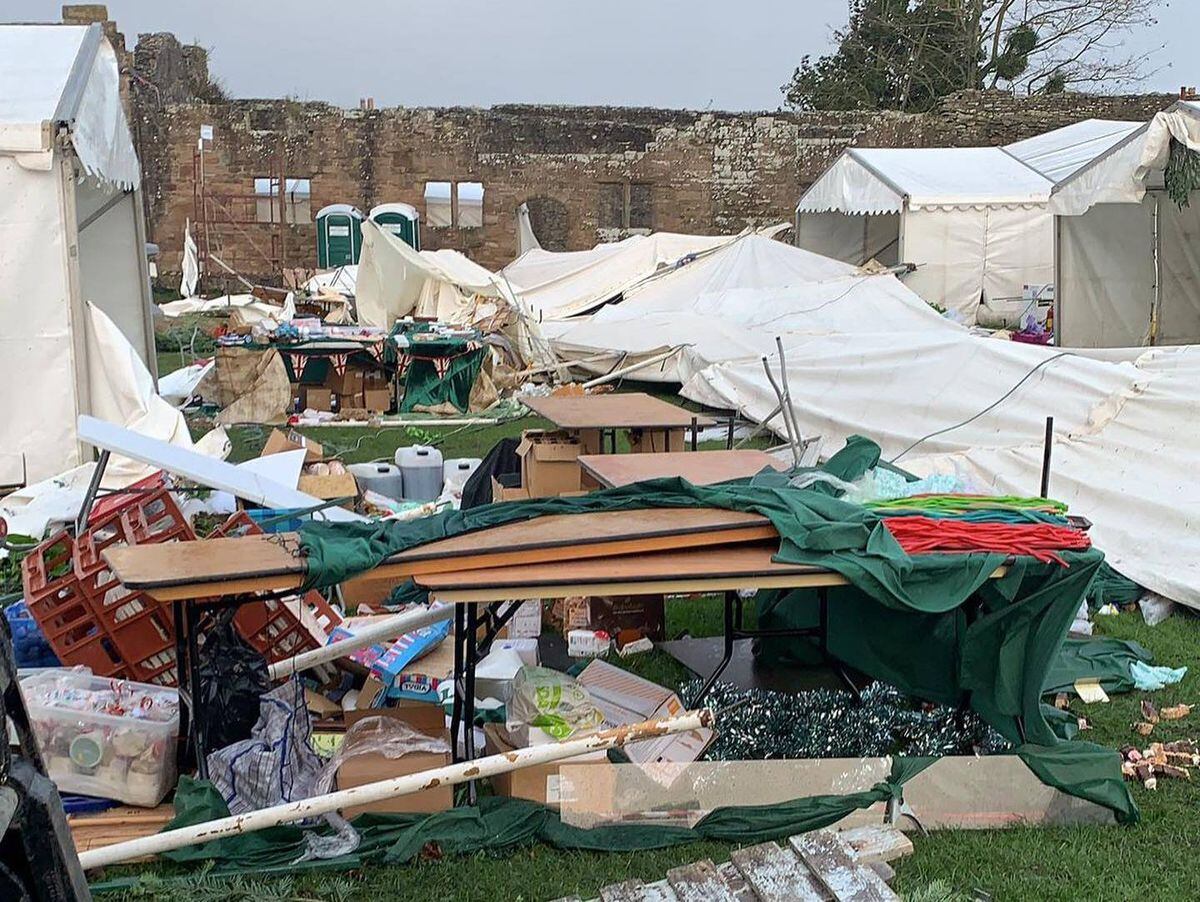 Ludlow's Medieval Christmas Fair had to be cancelled after being devastated by Storm Arwen