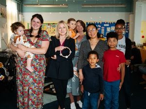 Suzanne Webb MP visits the Mom's Mindful Hub which is based at the Stourbirdge Children's Hub. They are a small community group that supports local mothers around Dudley