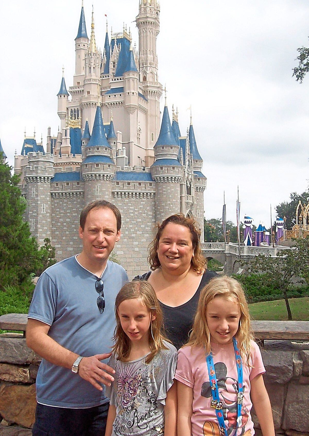 The family at Disney World