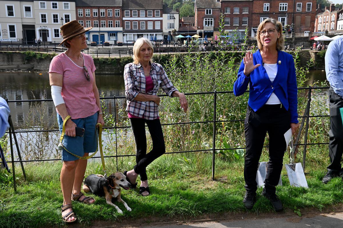 The Environment minister spoke about her own links to the area and said Bewdley was a beautiful town