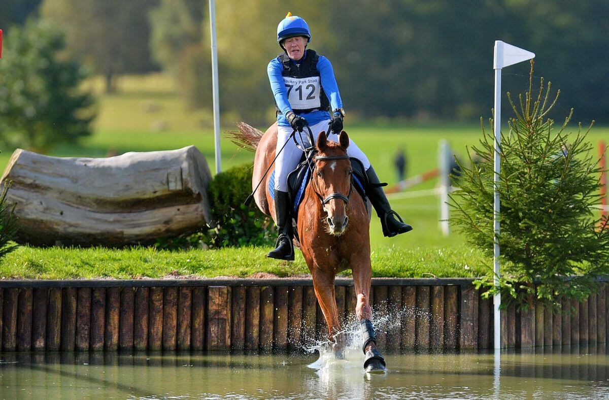 Jennie Housley on Caunton Rubi Royale at the Weston Park Horse Trials