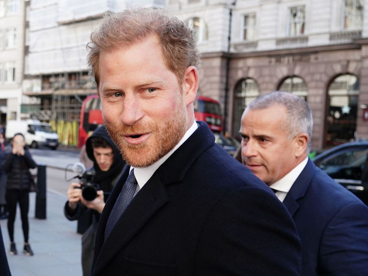 The Duke of Sussex arrives at the Royal Courts of Justice